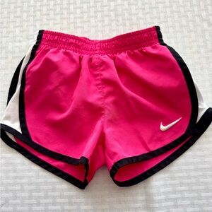Nike Dri-FIT Toddler Girls Running Shorts Pink & Black 2T – Activewear Summer